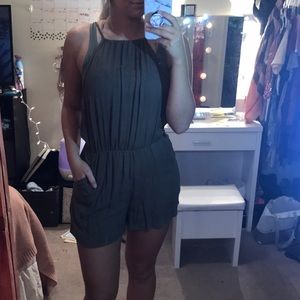 Olive green Romper